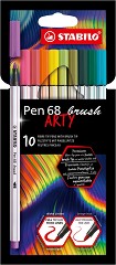  Stabilo Pen 68 Brush - 10, 12  18    Arty - 