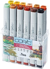   Copic Autumn Colours - 12    Classic - 