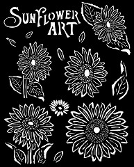  Stamperia -  - 20 x 25 cm   Sunflower Art - 