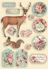   Stamperia -   - A5   Pink Christmas - 