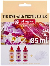    Tie Dye Royal Talens Pink - 3  x 85 ml     Art Creation - 