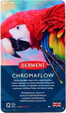   Derwent - 12, 24  48       Chromaflow - 