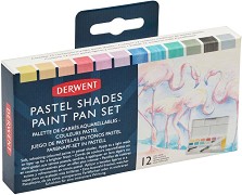   Derwent Pastel Shades - 12         - 