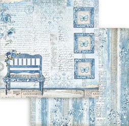    Stamperia -  - 30.5 x 30.5 cm   Blue Land - 