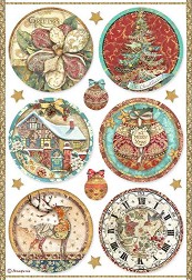   Stamperia -   - A4   Christmas Greetings - 