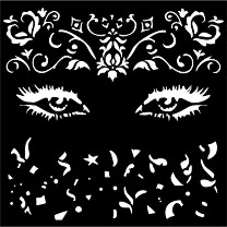  Stamperia -  - 12 x 12 cm   Masquerade - 